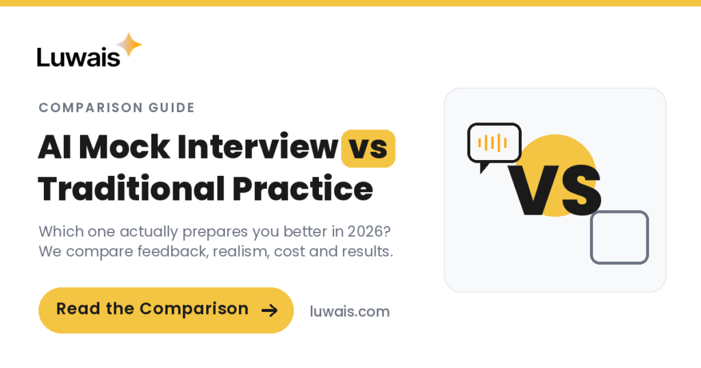 AI Mock Interview vs Traditional Interview Practice